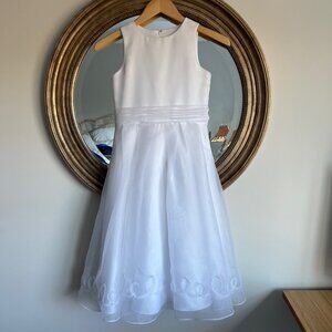 Us Angels White Formal Kids Dress